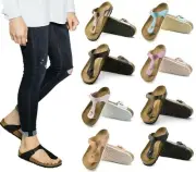 Birkenstock Men Women GIZEH EVA / Cork Footbed Thong Sandals Unisex Flip Flops