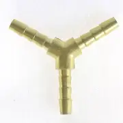1pc Brass Barb Y Wye Splitter Fitting 5/16" ID Hose Fuel Oxygen MettleAir 127-5