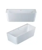 New Seima Back To Wall 1400 Bath with Integrated Overflow in Gloss White Sanitar