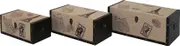Antique Trunk 3 Piece Set A182 90651