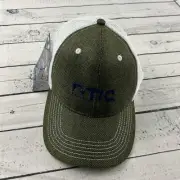 NEW RTIC Coolers Adjustable Canvas Trucker Hat Men's Green White