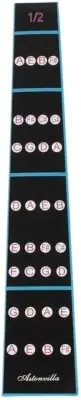 Adore Pro Violin Finger Guide Fingerboard Sticker Label for 1/2 Fiddle
