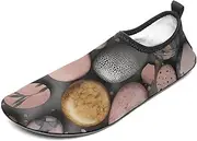 [BTCOWZRV] Water Shoes for Women Men Texture and Shine Water Sports Shoes Slip-on Breathable Lightweight Athletic Aqua Sock