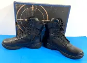 6 M NIB WOMEN'S BATES E03580 TACTICAL SPORT 2 TALL SIDE-ZIP BOOTS BLACK