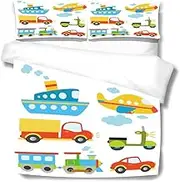 3Pcs Polyester Fiber Bedding Kit, Multiple Sizes Quilt Cover Pillowcase Set, Reactive Printing, Soft Comfy, Sturdy, Easy to, Ideal for All Seasons (240 * 260cm Pillow case 50 * 75cm*2)