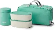 Thermos thermos soup food jar 200ml & lunch box 300ml set mint JEA-800 MNT