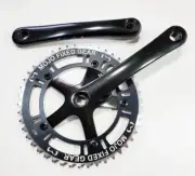 MOJO Fixed gear Single Track Cranks Crankset Black 165mm 46t Black - BB option