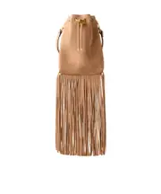 Tassel shoulder bag One size Brown