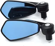 Bar End Mirrors Rear for Triumph Bonneville/SE/ T100 Motorcycle Bike Cruiser ATV Aluminum 7/8'' 22mm Motorbike Moto Motocross Side Rear View Mirror