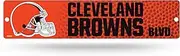Rico Industries NFL Football Cleveland Browns Plastic 4" x 16" Street Sign
