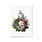 Gothic Skull Fashion Girls Bedroom Artwork Wall Art