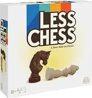 Spin Master Games Less Chess- A New Take on Chess from 2-Player Adult Board Game with Chess Pieces Chess Set, for Adults and Kids Ages 8 and up