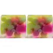2PK Bomb Cosmetics Bubble Up Scented Bath Soap Slice Bar Body Fragrance Fizzies