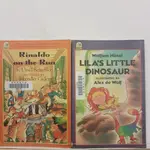 二手書📙英文繪本(兩冊合售)LILA'S LITTLE DINOSAUR+RINALDO ON THE RUN//成長