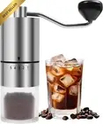 Manual Coffee Grinder Ceramic 5 Setting Hand Crank Travel