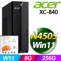 在飛比找PChome24h購物優惠-(M365 個人版)+ Acer XC-840(N4505/