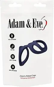 Adam's 4.5" Ribbed Cock and Ball Cage