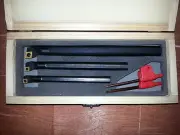 3 piece Boring Bar Set - TiN coated Carbide tips 10, 12 & 16mm shank