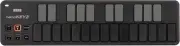 Black 25 Key Usb Midi Controller Keyboard Slim Line With Velocity Sensitive Keys