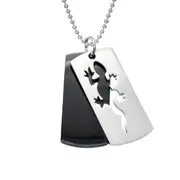 Stainless Steel Lizard Gecko Necklace