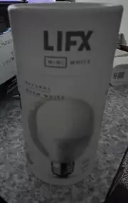 LIFX Mini White (A19) Wi-Fi Smart LED Light Bulb Dimmable Warm White