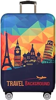 [MosaiRudo] Thicker Luggage Cover Elastic Suitcase Cover Protector Fits 18-32 Inch Suitcase Travel Accessories