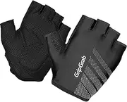 [GripGrab] Ride Entry-Level Short Finger Padded Summer Cycling Gloves Fingerless Pull-Off Tabs Black White Navy-Blue Red