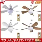 E27 Socket White Ceiling Fan Dimmable 40W LED 3 Speeds for Bedroom Living Room