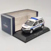 Norev 1/43 Peugeot Rifter 2019 Police Municipale Diecast Models Car Collection