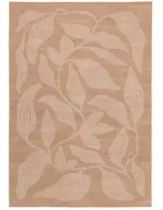 [Miss Amara] Maryna Botanical Washable Rug in Beige