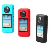 Scratchproof Silicone Protective Case Skin with Lens Cover for Insta360 ONE X3