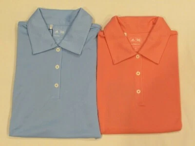 NEW LADIES’ ADIDAS GOLF CLIMALITE SLEEVELESS SOLID POLO, MEDIUM, PICK A COLOR
