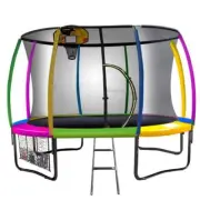 Kahuna 12ft Outdoor Trampoline Kids Children With Safety Enclosure Pad Mat Ladde