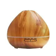 Aroma Air Humidifier Essential Oil Diffuser Aromatherapy Electric Ultrasonic Mist Maker Light wood grain