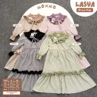 在飛比找蝦皮購物優惠-Mowmo KIDS 的 Lasya 連衣裙童裝