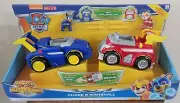 PAW PATROL Mighty Pups Super Paws Powered Up Vehicles - Chase & Marshall