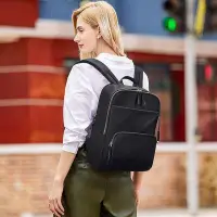 在飛比找Yahoo!奇摩拍賣優惠-女後背包 商務通勤 13吋電腦後背包 筆電包 雙肩包 大容量