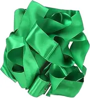 Sosoport Gymnastics Streamer Twirling Rod Art Gymnastics Ribbon for Dance Circus Skills Exercise Guard (Polyester Ribbon Plastic Stick)