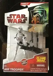 HASBRO STAR WARS CLONE WARS ARF TROOPER FIGURE CW10 NEW IN PACKAGE