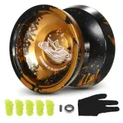 LESHARE Alloy Aluminum Professional Yoyo With Responsive Bearing Strings Kit