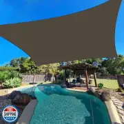 ECOOPTS 16'x18' HDPE Sun Shade Sail Rectangle Canopy Shades for Outdoor Patio