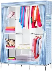 [NEX] Wardrobe DIY Clothes Storge Cabinet Portable Tool Organiser Bedroom Closet Doll Collection