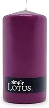Simply Lotus Pillar Candle - Australian Made & Owned, Cruelty Free & Vegan, Phthalate-Free Fragrance