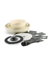 [GreenPan] Click Chef Cookware Set 8 Pack in Cream White