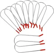 CRILSTYLEO Replacement Rollers Securing Pin 16pcs Hot Curler Clips U-shaped Clamp for Hot Rollers Hair Styling