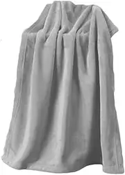 Ipetboom Super Warm Pet Blanket Fleece Couch Throw Flannel Pet Bedding Polar Fleece Bed Cover 50x70cm Grey