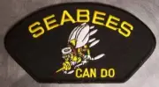 Embroidered Military Patch U S Navy Seabees Can Do NEW large 5¼x2¾