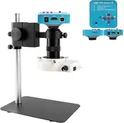Microscopes Equipment 4K 48MP HDMI USB Digital Video Monocular Microscope Camera Continus Zoom 180X 130X C Mount(C)