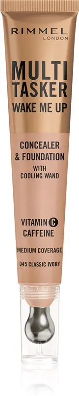 Rimmel Multi Tasker Wake Me Up Concealer & Foundation - Concealer 20ml 045 Classic Ivory