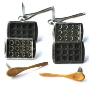 BAKING BRADS Spoons Cupcake Muffin Pan Scrapbooking Card Making Stamping